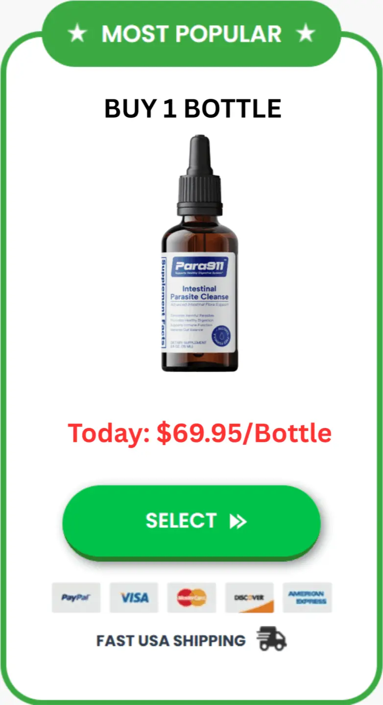 Para911 parasites cleanse drops 1 bottle